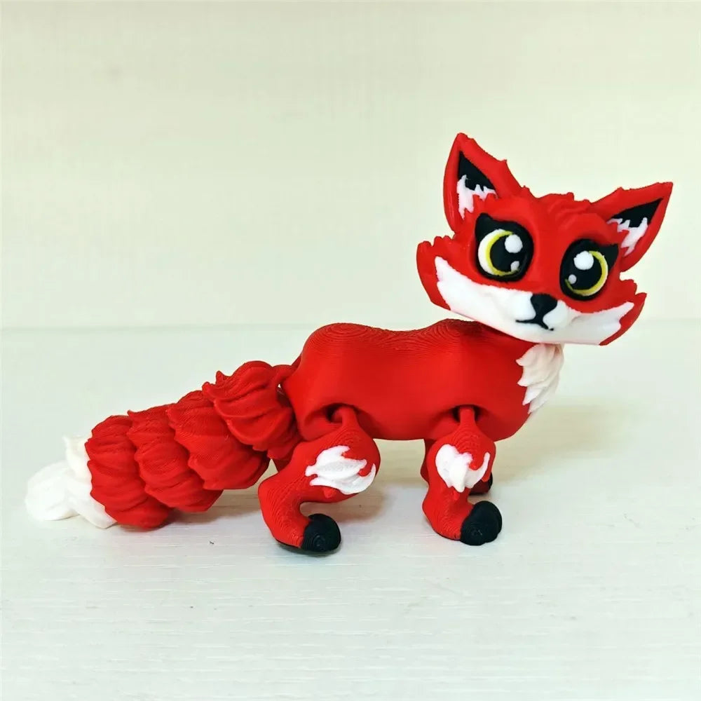 3D Printing Model Toys Many Kinds of Animal Ornaments Multi-joint Movable Room Decoration Children's Gifts Home Accessories