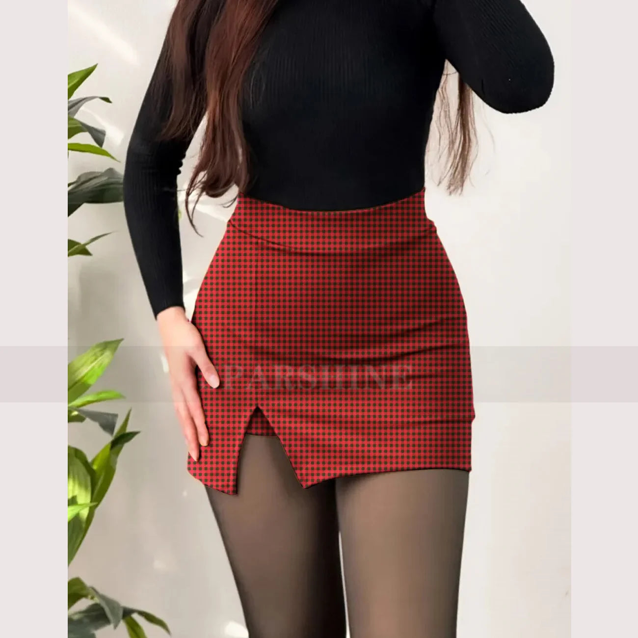 Women Skirts A-Line Korean Style High Waist Split Mini Skirt Woman Simple Casual Office Shorts Skirts Female Slimming Clothing