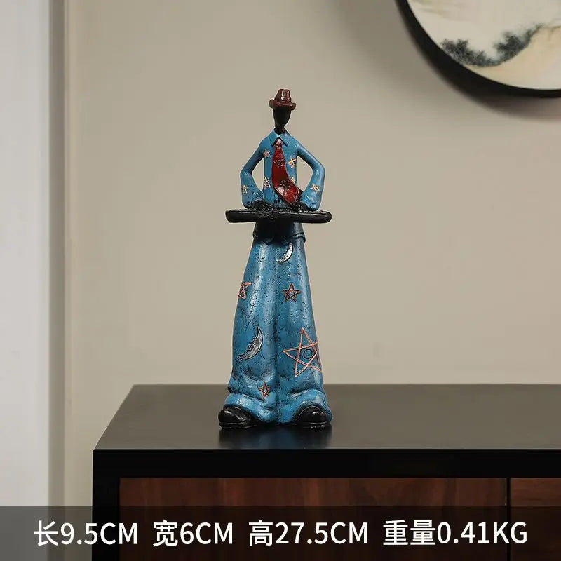 Wine Cabinet Decoration Western The Band Characters Retro Ornaments