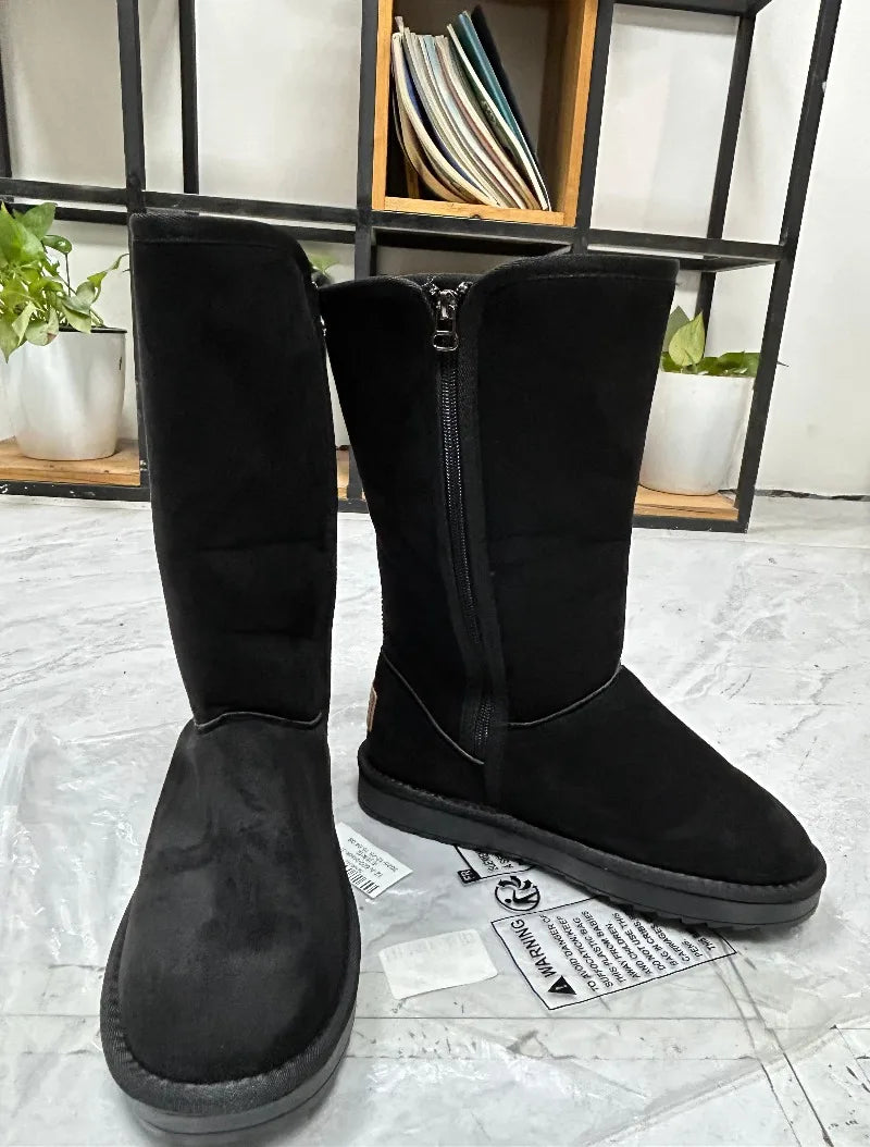 Women Classic Ladies Girls Winter Snow Boots 2024 Waterproof Warm Genuine Leather Fur Australia Plus Velvet Knee High  Winter