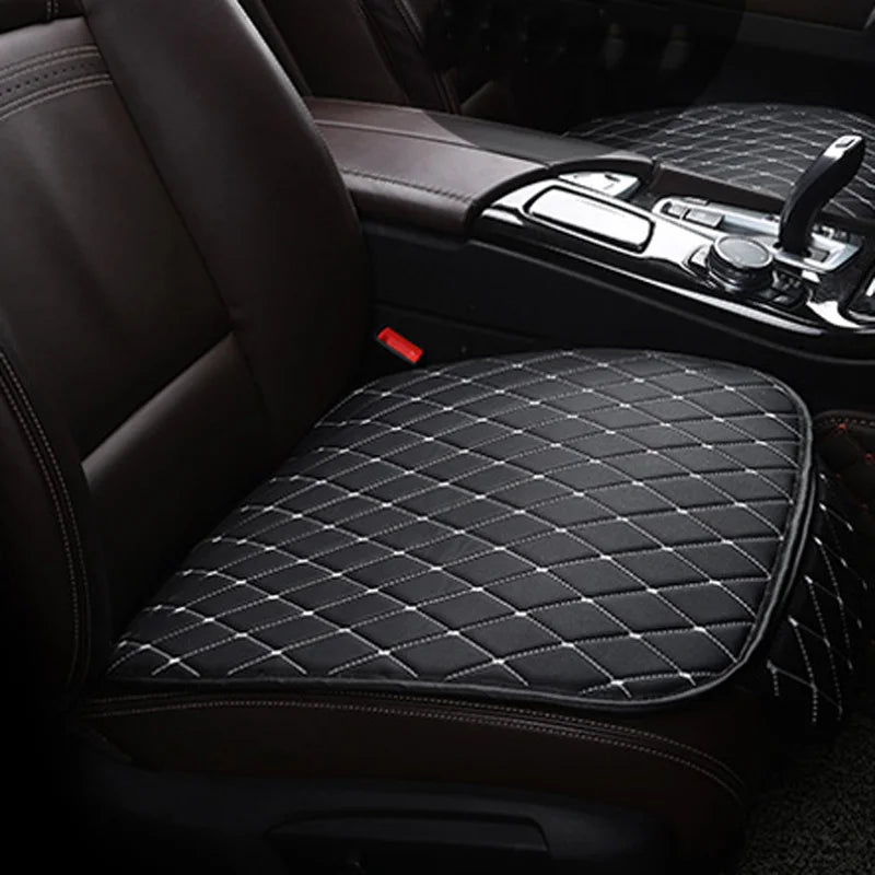 Universal Car Seat Covers PU Leather Seat Cover Auto Interior Accessories Mat Protector Car Leather Support Pad Car Seat Covers
