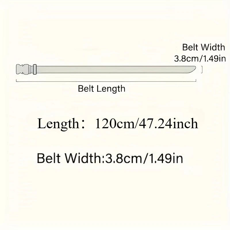 Men's belt buckle, woven lightweight and breathable, multi-functional outdoor casual and versatile commuting belt for men