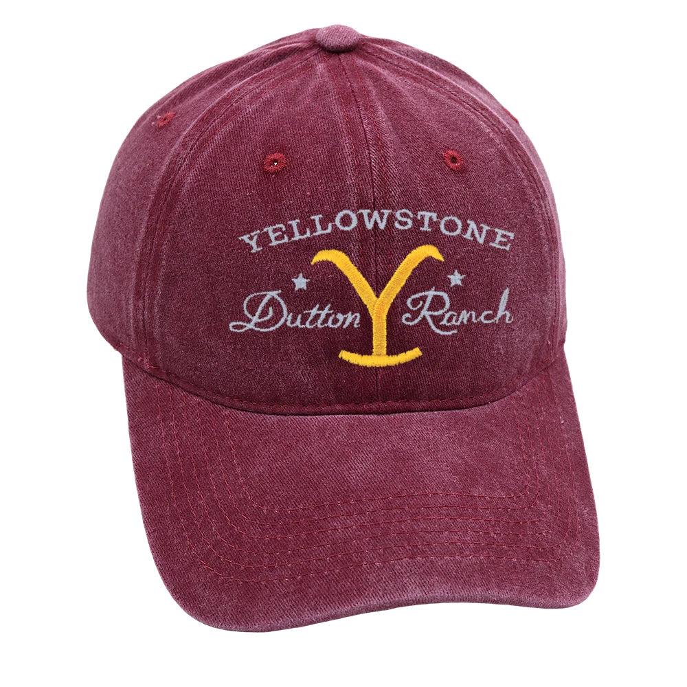 Yellowstone Dutton Ranch Baseball Cap Embroidery Cowgirl Dad Hat Men Summer Casual Farm Hat Unisex
