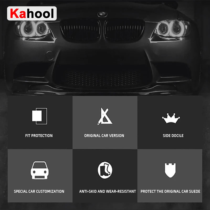 KAHOOL Custom Car Floor Mats For Subaru XV Crosstrek Auto Carpets Foot Coche Accessorie