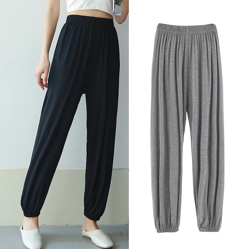 Women's Pajama Pants Autumn Modal Lounge Wear Home Pants for Women Sleepwear Home Pants Home Suit Fall Homewear Trouser
