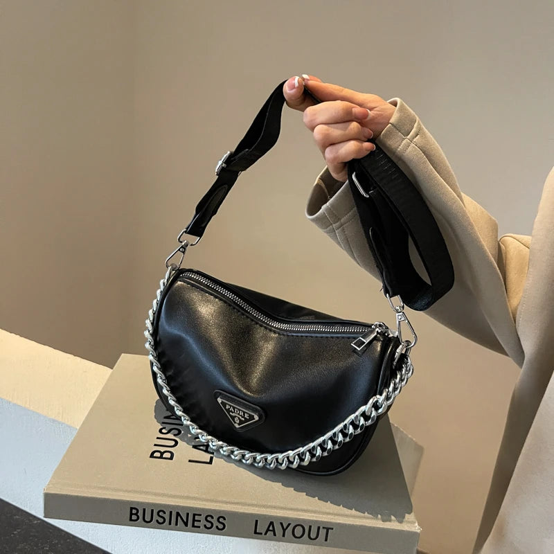 Famous Designer Ladies Shoulder Bag Leather Crossbody Handbag Women Messenger Tote Luxury Brand Classic Elegant Fashionable