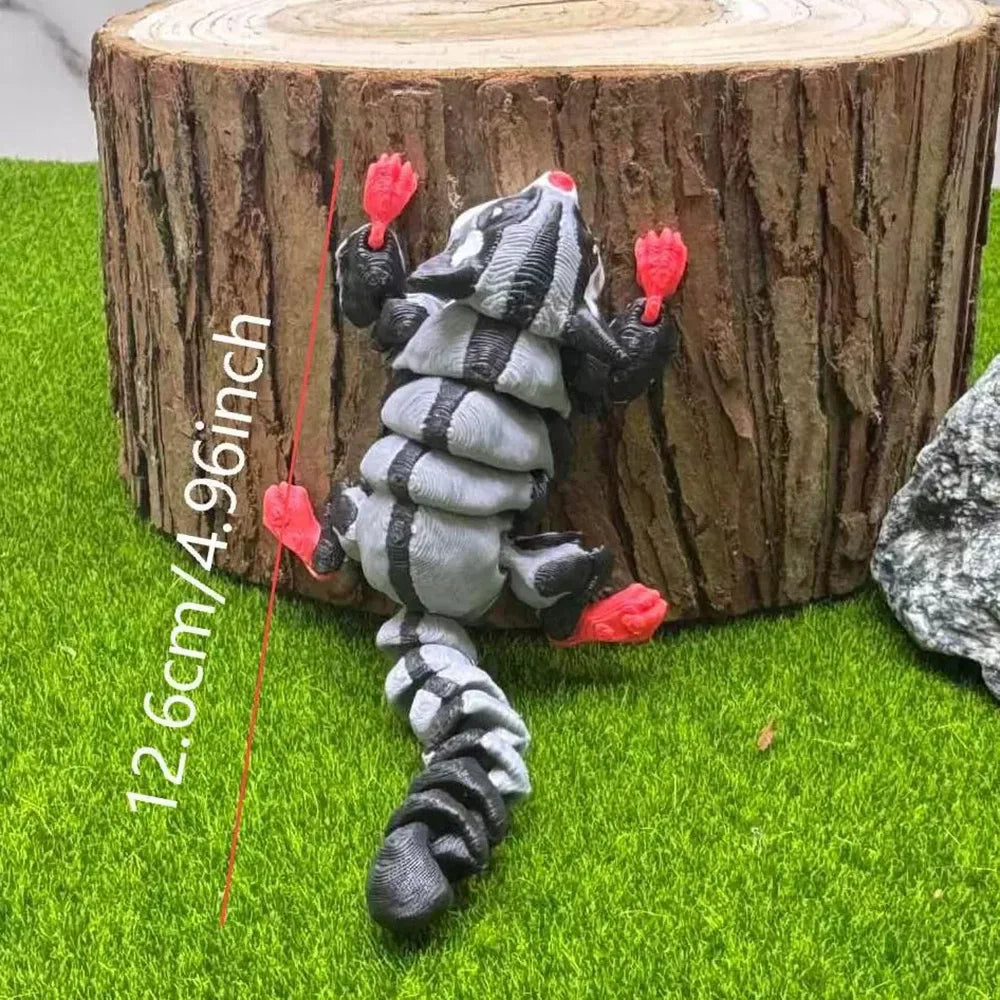 Multi-articulated 3D Printing Articulating Animals Squirrels Foxes Dogs Wolves for Home Desk Decoration Decor Kids Gift