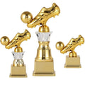 Youth Sports Golden Boot Award Trophy Football Match Plastics Soccer Fan Club Souvenir Cup Competition Honor Handicraft Football