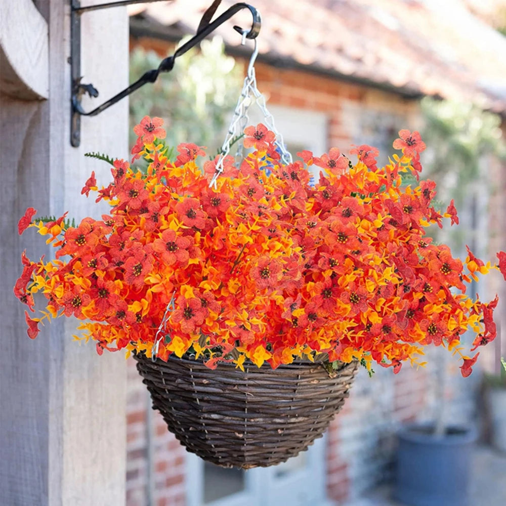 Artificial Flowers Vase Home Room Decor, Fall Decoration