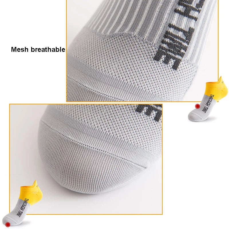 10 Pairs/Lot High Quality Men's Ankle Socks Athletic Fitness Running Socks Breathable Spring Summer Mesh Casual Short Sock Gifts