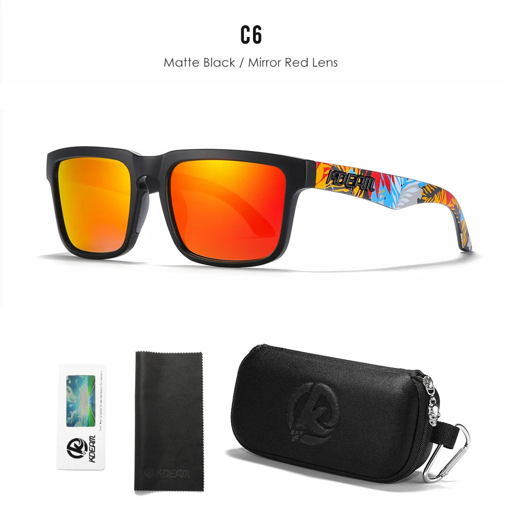 KDEAM Men's Square Sunglasses