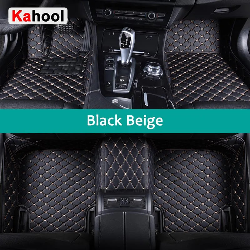 KAHOOL Custom Car Floor Mats For Subaru XV Crosstrek Auto Carpets Foot Coche Accessorie