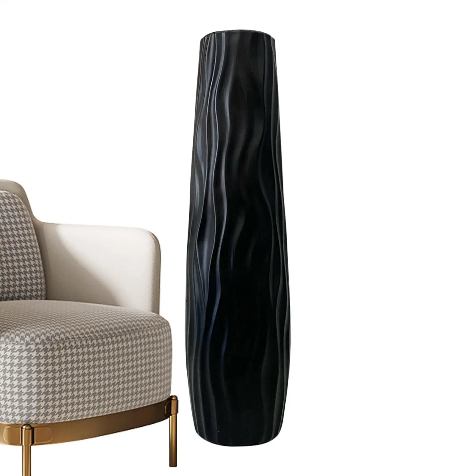 Tall Vases for Floor Textured Standing Decoration