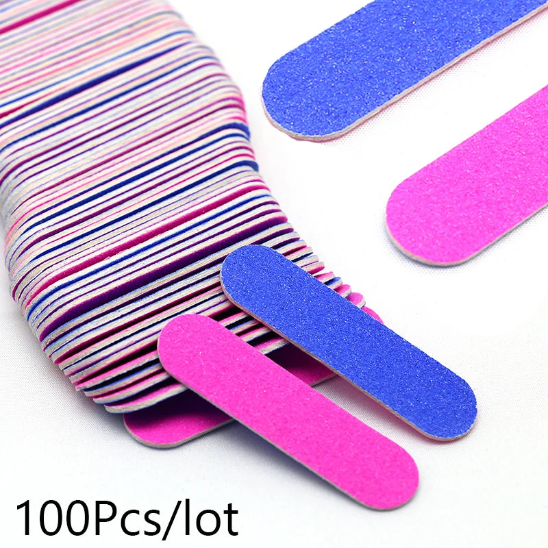 Nails Buffer Grind Buffing Block pink Nail File For Pedicure Manicure Care Nail Art Sponge Buffer Polish Nail accessories Tools