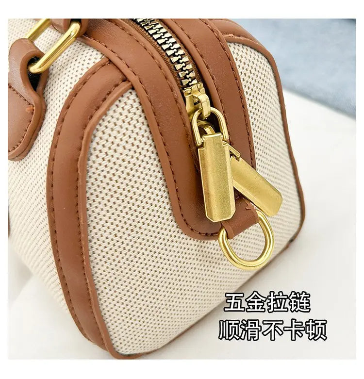 Famous Designer Leather Women's Tote Bag Luxury Brand Popular Classic Fine Craftsmanship Elegant Vintage Commuter Bag