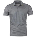 New Men's Short Sleeve Polo Shirt Summer Male Contrast Oversized T Shirt Breathable Shirts Lightweight Streetwear Gym Tops