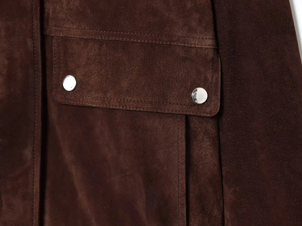Fashion Big Pocket Elegant Women's Loose Warm Jacket