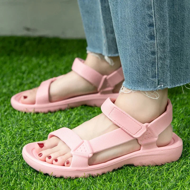 New Fashion Platform Sport Casual Flat Sandals Non-slip Outdoor Beach Sandalias Chaussure Femme