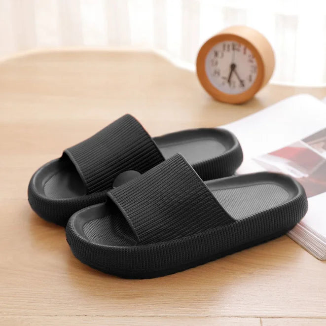 Women Thick Platform Cloud Slippers Indoor Home Eva Soft Sole Pillow Slides Sandals