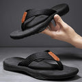 Pmoiste Men Flip Flops EVA Slip-on Beach Comfortable Designer House Slippers High Quality Summer Outdoor Non Slip