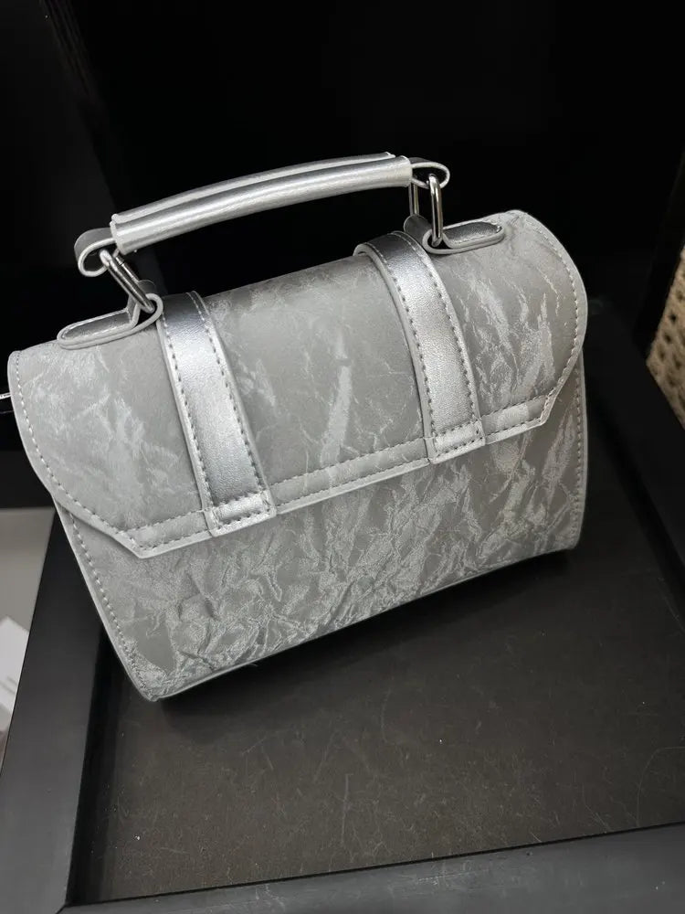 Classic Elegant Shoulder Bag For Women, Genuine Leather Tote Style, Popular Luxury Brand Handbag By Famous Designer Ladies