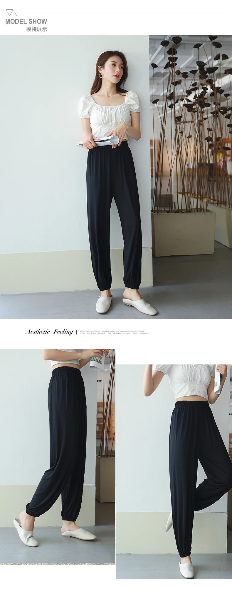 Women's Pajama Pants Autumn Modal Lounge Wear Home Pants for Women Sleepwear Home Pants Home Suit Fall Homewear Trouser
