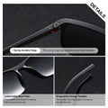 BARCUR Original Trendy White Pink Polarized Sunglasses Lightweight Comfort Square PC Eyewear for Women Sports UVA & UVB Protection Trendy Sun Glasses for Summer