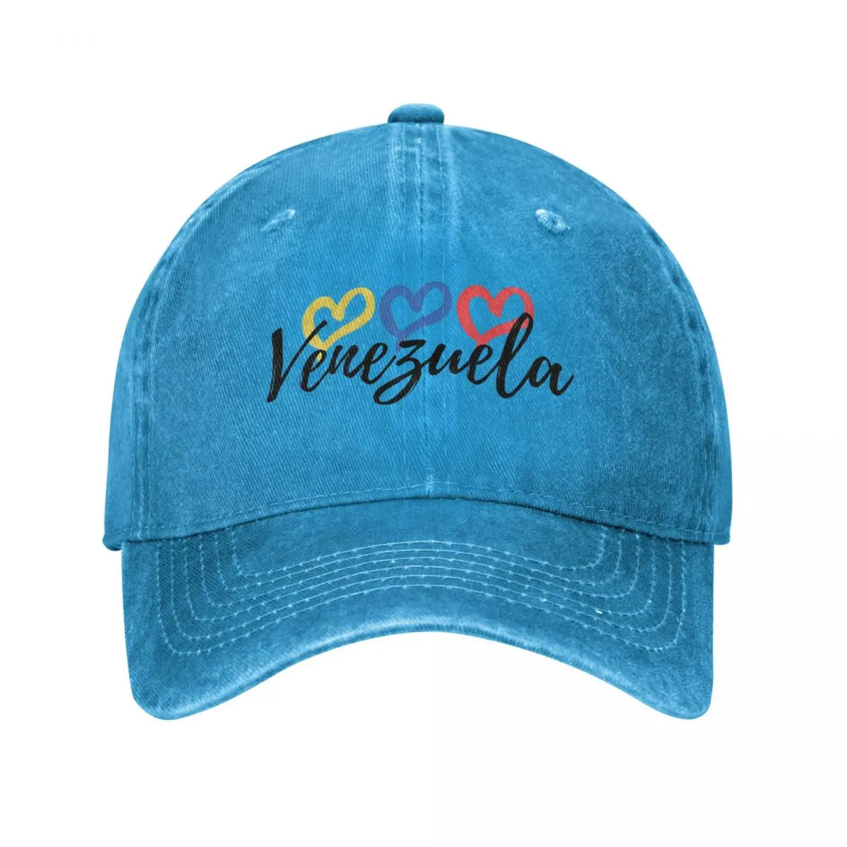 Vintage Venezuela Flag Baseball Cap Men Women Distressed Washed Snapback Hat Venezuelan Sandwich Outdoor Running Golf Caps Hat