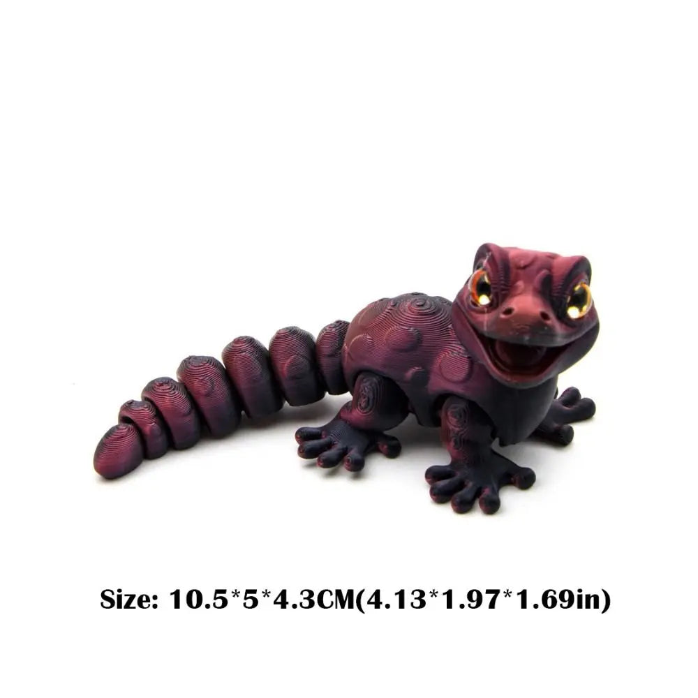 2025 Multi-joint Movable 3D Printed Animals Mini Home Accessories Relief Sensory Toy Funny Cute Kids Gift