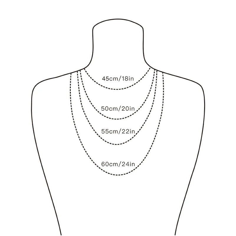 JIUZUAN Geometric Pendant Necklace 925 Silver 18K Gold Plated Stylish Jewelry for Women Gift Comes with GRA Certificate