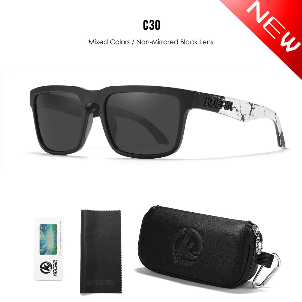 KDEAM Men's Square Sunglasses