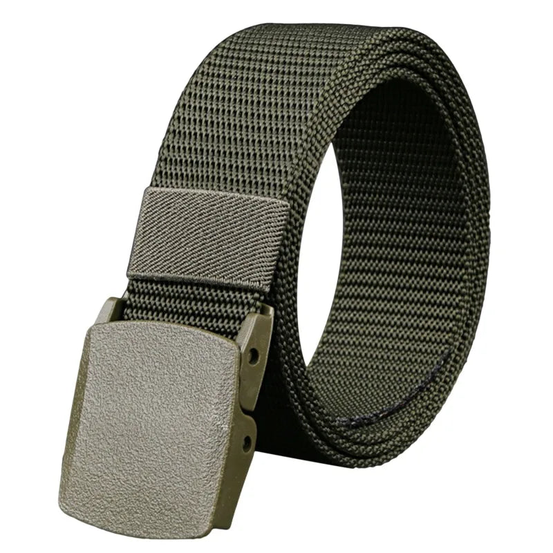 Men's Belt Outdoor Casual Canvas Belt Metal Free Training Nylon Tactical Belt With Pants Jeans Belt Sports Belts For Men Women