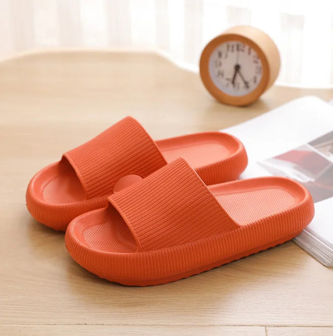 Women Thick Platform Cloud Slippers Indoor Home Eva Soft Sole Pillow Slides Sandals