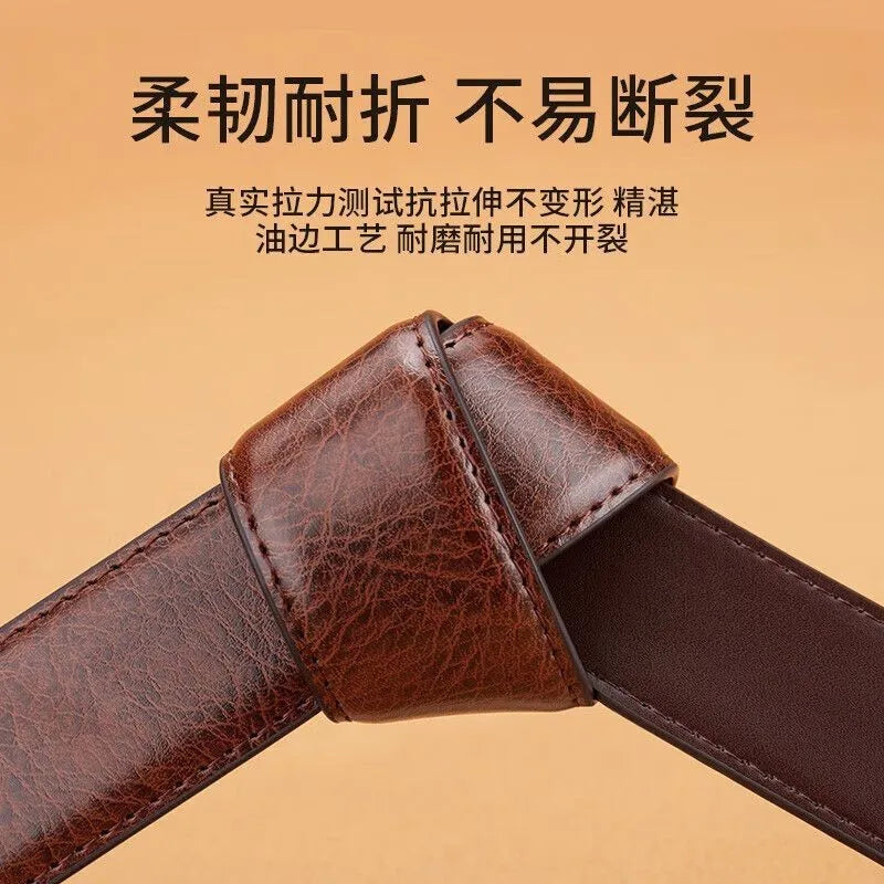 Mens Belt - Mens Ratchet Belt Leather for Dress Pant - Micro Adjustable Belt Fit Everywhere