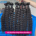Deep Wave Hair Bundles 20-24 Inch – 12A Human Hair Extensions