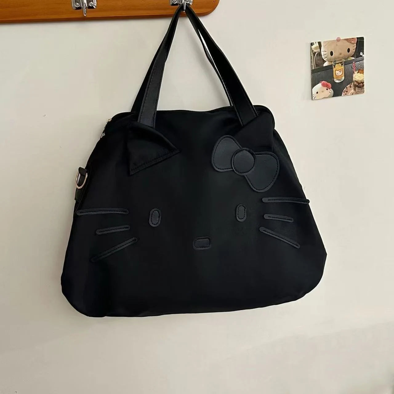 Best-seller Large Capacity Handheld Cartoon Travel Bag for Business Trips Cute Gift Kitty Bag Convenient Best Gift