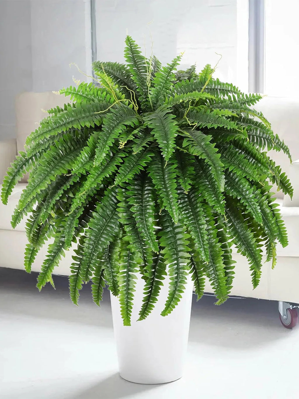 Leaves Artificial Boston Fern Large Hanging Plants