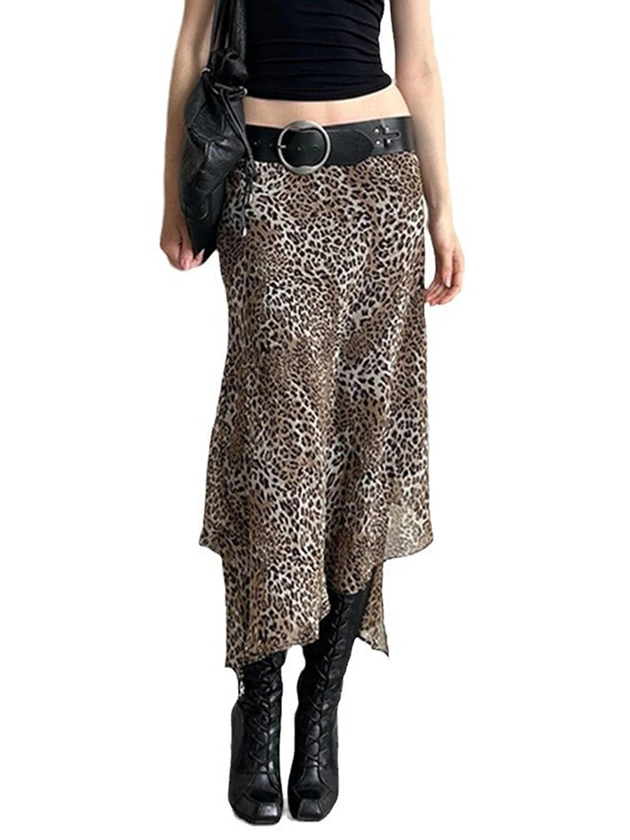 Women s Fashion Pleated Midi Skirts Floral Print High Waist A-Line Skirts Spring Summer Casual Skirts with Pockets