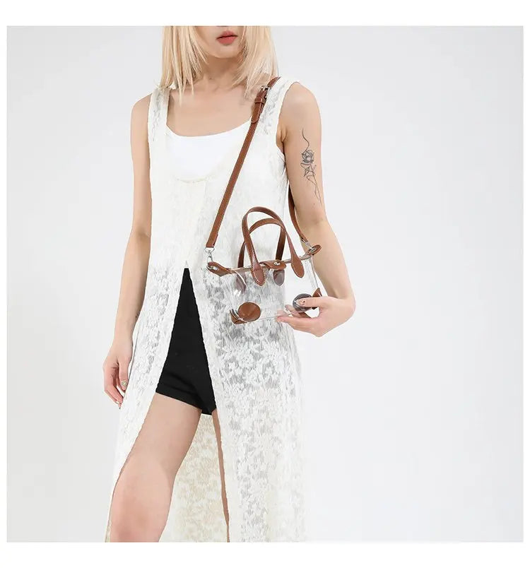 High-End Luxury Brand Leather Ladies Handbag Famous Designer Fashionable Elegant Commuter Vintage Daily Bag