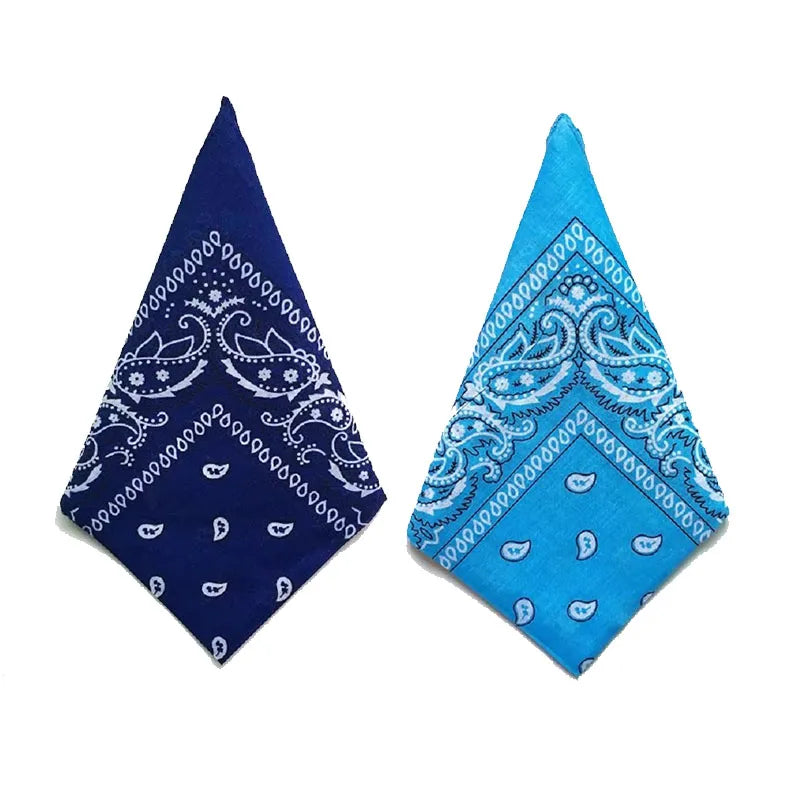 1/2pcs Hip Hop Bandana Man Women Fashion Outdoor Headbands Hair Band Wrist Wraps Hair Scarves High Quality Hair Accessories