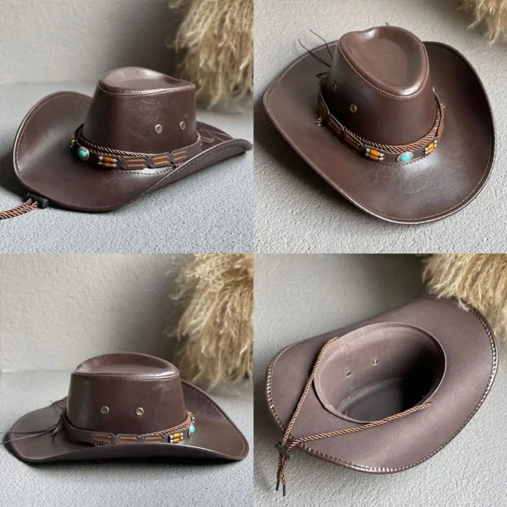 Hat Vintage Climbing Mountain Travel Big Brim Hiking For Men Sombrero Hombre Fisherman Hat Cowboy Hat Women Cap Bucket cap