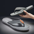 Pmoiste Men Flip Flops EVA Slip-on Beach Comfortable Designer House Slippers High Quality Summer Outdoor Non Slip