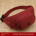 Unisex Waist Bag Multi-Functional Large Capacity Water Repellent Outdoor Sports Mobile Phone Wallet Oxford Cloth Cashier Bag