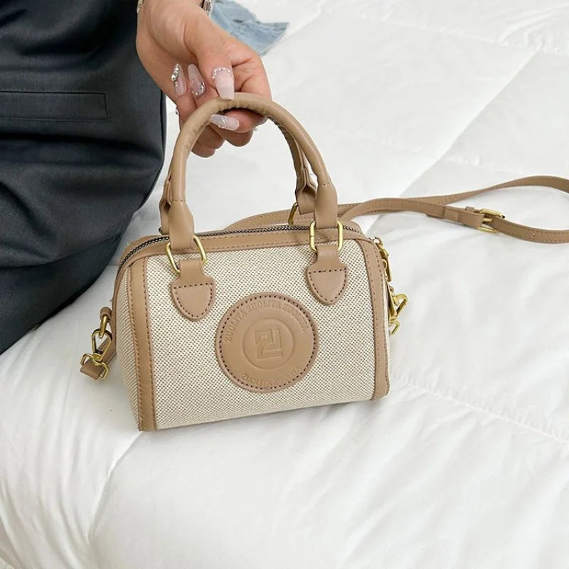 Famous Designer Leather Women's Tote Bag Luxury Brand Popular Classic Fine Craftsmanship Elegant Vintage Commuter Bag