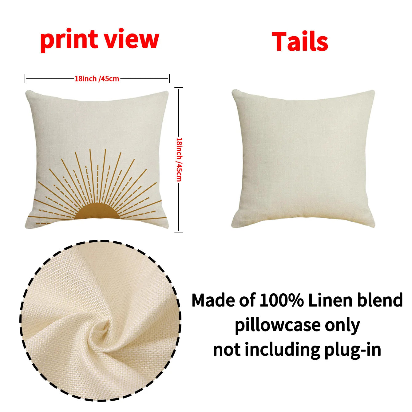 BOHO Style Printing Pillow Cover Indoor Bay Window Decoration Square Geometric Cushion Linen Abstract Simple Sofa Pillow