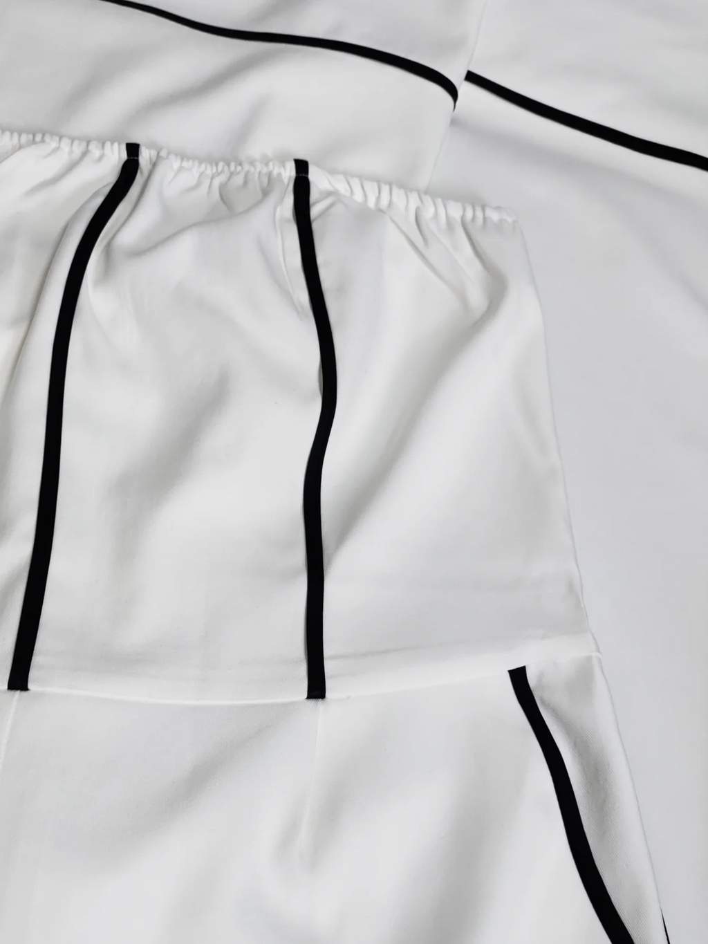 Spring/Summer New Elegant Sexy Contrast Color Trim Halter One-Shoulder Wide Leg Pants Dress for Party Vacation