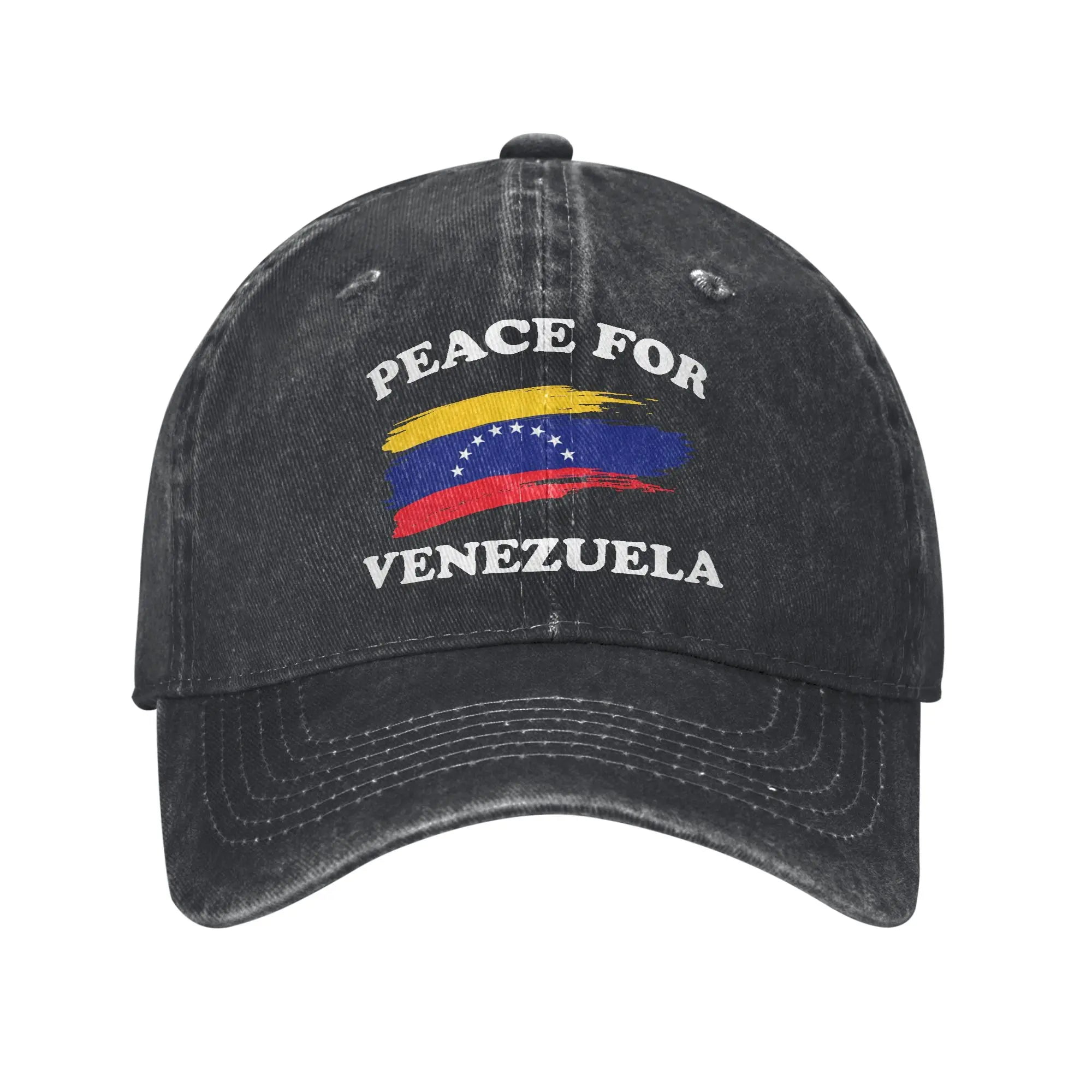 Men Women Venezuela Libre 2026 Free Venezuela  Print Hats Vintage Distressed Washed  Baseball Cap Adjustable