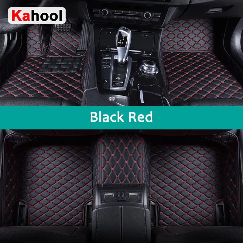 KAHOOL Custom Car Floor Mats For Subaru XV Crosstrek Auto Carpets Foot Coche Accessorie
