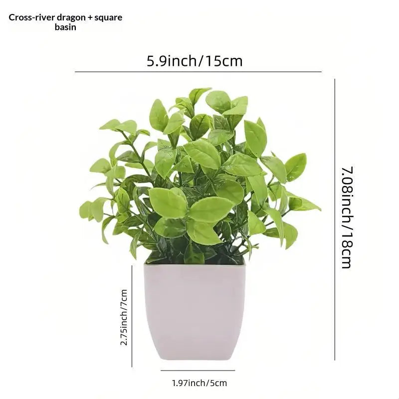 Artificial Potted Plants With Lifelike Foliage And No Maintenance