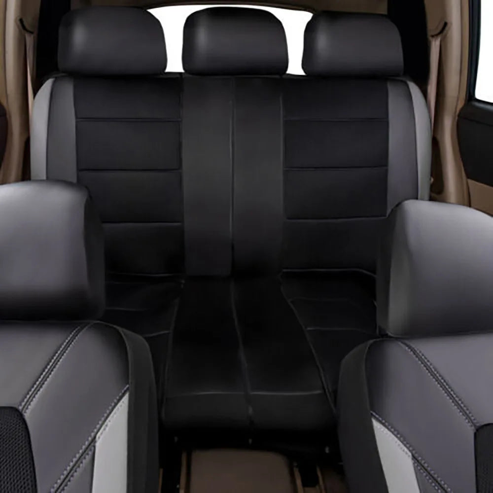 9 Pieces/set Car Seat Cover Car Leather Breathable Fabric Universal Pu Leather Car Seat Cushion Front And Rear Seat Full Protect